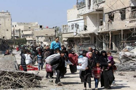 3500 شخص يغادرون الغوطة الشرقية